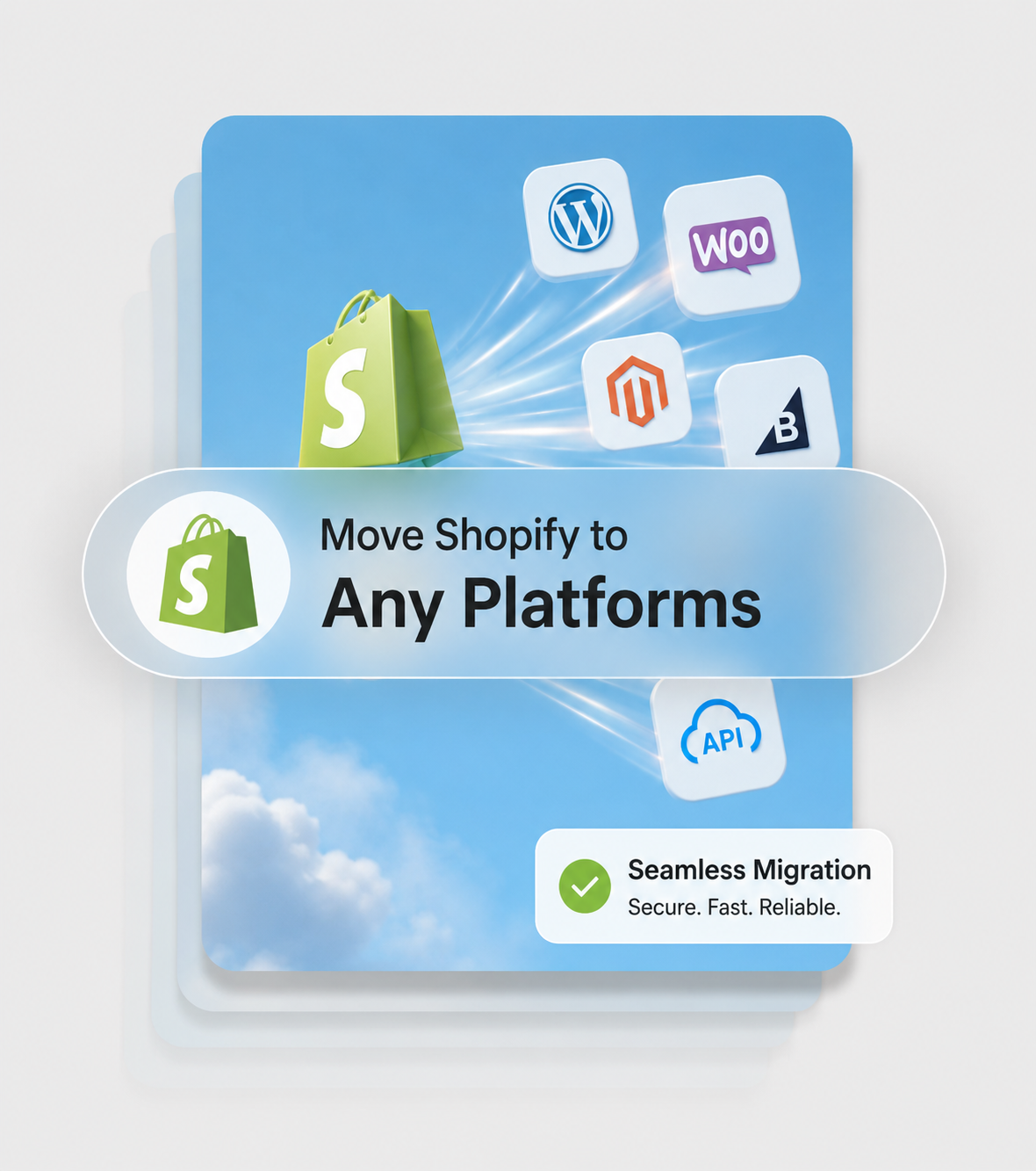 Migration control panel dashboard